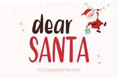 Dear Santa - Cute Handwritten Font Product Image 1
