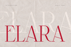 Elara Elegant Modern Serif Font Product Image 1