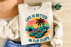 Life is better in flip flops svg | Svg Cut Files | Shirt Svg Product Image 2