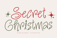 Secret Christmas is a Christmas handwritten font Product Image 1