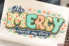 christian png,his mercy rewrote my story,faith png,religious Product Image 7