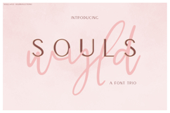 Souls Wylde Font Trio - Script Font and Sans Fonts Product Image 1
