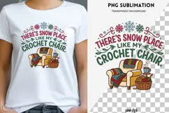 Christmas crochet png design for T-shirts Product Image 1
