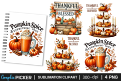 Fall Kitchen Towel, Thankful and Blessed, Fall Kitchen Towel Product Image 2