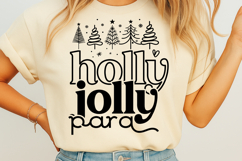 Holly Jolly Para SVG Product Image 2