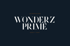 Wonderz Prime Luxury Modern Serif Font Product Image 1