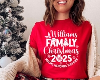 Christmas 2025 Family PNG SVG | Xmas Matching Family Shirt Product Image 4