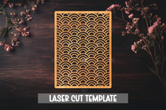 Japanese Seigaiha Wave Pattern Laser Cut Panel | Product Image 1