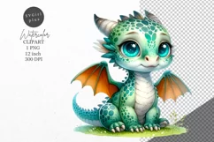 Dragon clipart, Fantasy clipart, Dragon sublimation Product Image 1