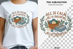 Christmas crochet png design for T-shirts Product Image 1
