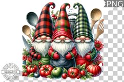 Christmas kitchen Gnome Sublimation - Clipart PNG Design Product Image 1