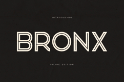 Bronx Inline Art Deco Font Product Image 1