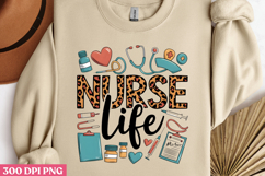 Nurse Life PNG, Nurse Sublimation PNG PNG Product Image 2