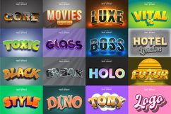 Editable Text Effects Bundle for Illustrator. Vector files Product Image 2