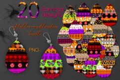 Halloween Milky Way |20 Teardrop earring Sublimation designs Product Image 1