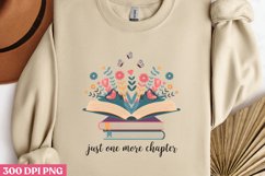 .Just one more chapter PNG, Book Sublimation Bundle PNG Product Image 2