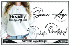 Funny Sarcastic Svg, Sarcasm Quotes Svg Designs Product Image 1