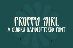 Preppy Girl - A Quirky Handlettered Font Product Image 1