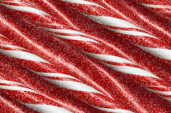 A festive red and white candy cane texture with sparkly Product Image 1