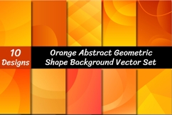 Orange Abstract Geometric Shape Backgrounds Vector Product Image 1
