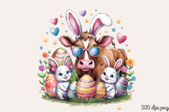 Retro Easter Day Sublimation PNG Product Image 1