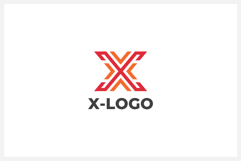 Geometric Letter X Logo Design Vector Product Image 1