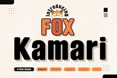 Fox Kamari : 5 Font Styles Product Image 1