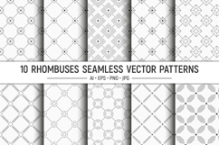 10 rhombuses seamless patterns Product Image 1