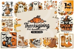 Thanksgiving &amp; Fall PNG Bundle Product Image 1