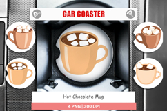 Car Coaster Hot Chocolate Product Image 1