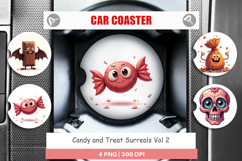 Car Coaster Candy and Treat Surreals Product Image 1