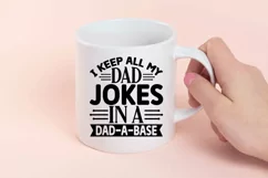 I keep all my dad jokes SVG, Father's Day SVG Design Product Image 2