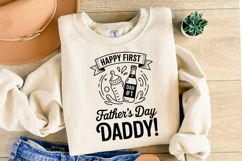 Happy first Father&#039;s Daddy day Svg | Shirt Svg Product Image 2