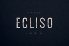 Ecliso Lines Edition Modern Display Sans Serif Font Product Image 1