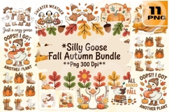 Silly Goose Fall PNG Bundle 11 Product Image 1