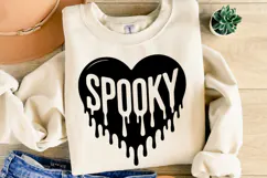 Spooky Heart Svg | Halloween Svg | Shirt Svg Product Image 2