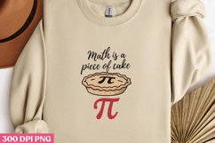 MATH IS A PIECE OF CAKE PNG, Pi Day Sublimation PNG Product Image 2