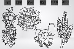 Harvest Cliparts Product Image 1