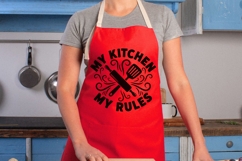 My Kitchen My Rules Svg, Kitchen Sign Svg, Mom Kitchen Svg. Product Image 2