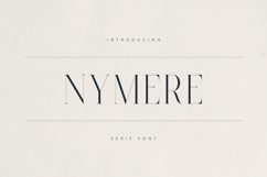 Nymere A Modern High-Contrast Font Product Image 1