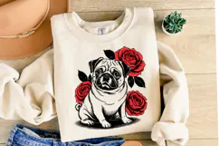 Pug svg Design | Svg Cut Files | Shirt Svg Product Image 1