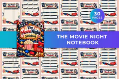The Movie Night Notebook Kdp interiors Product Image 1