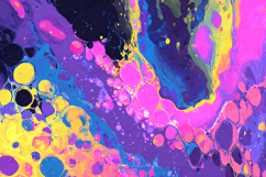 Vibrant Neon Fluid Abstract Colorful Art Background Product Image 1