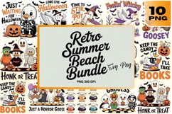 Retro Summer Beach Halloween Bundle Product Image 1
