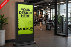 Gym Digital Kiosk Mockup Product Image 1