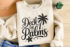 Deck the Palms Svg | Christmas Svg | Shirt Svg Product Image 2