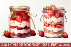 Valentines Day Dessert Clipart, Valentines Day PNG Product Image 1