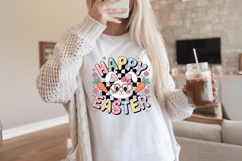 Happy Easter PNG Sublimation | Happy Easter Day PNG Design Product Image 1