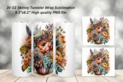 Autumn Flowers Tumbler Sublimation Bundle Product Image 2