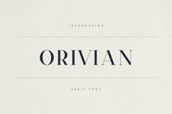 Orivian A Refined Serif Font Product Image 1
